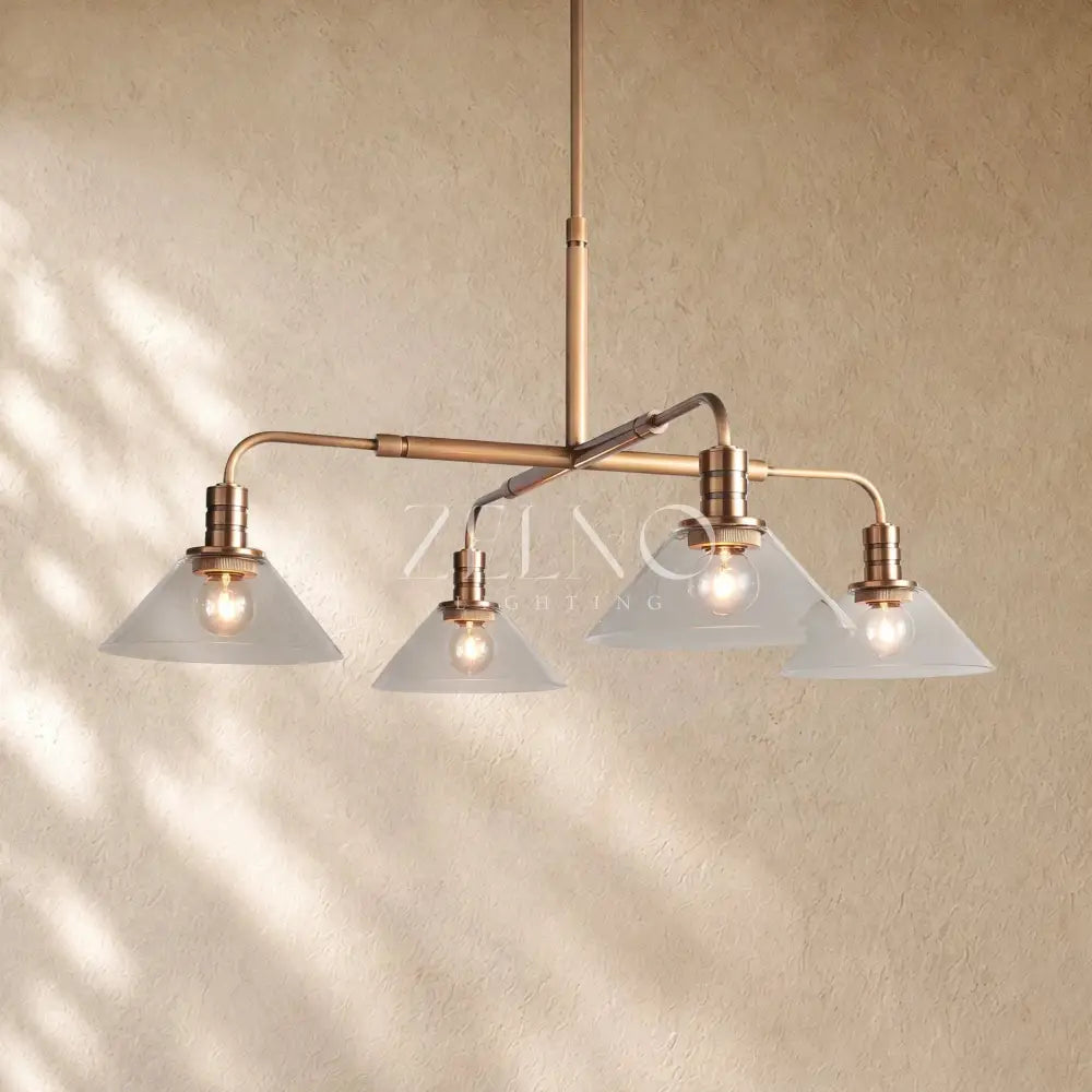 Theronm Glass Round Chandelier - Zelno