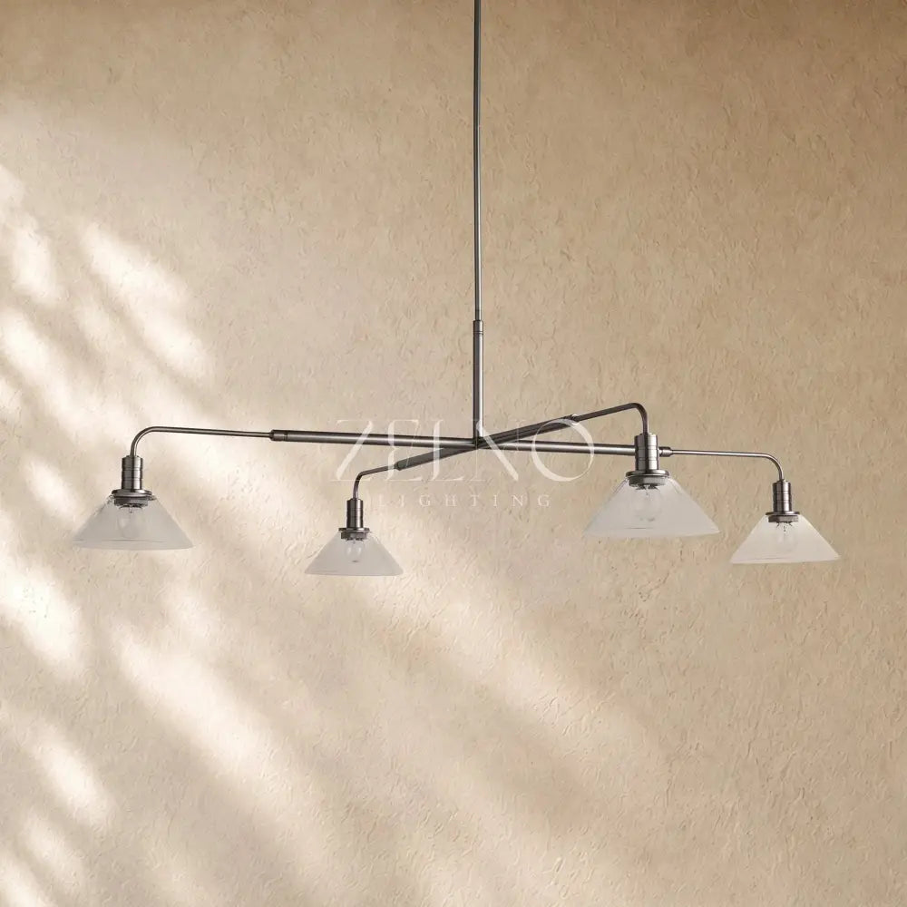 Theronm Glass Round Chandelier - Zelno