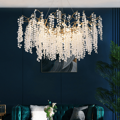 Thirza Branch Crystal Dining Room Chandelier - Zelno Lighting
