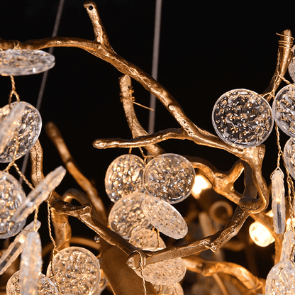 Thirza Branch Crystal Dining Room Chandelier - Zelno Lighting