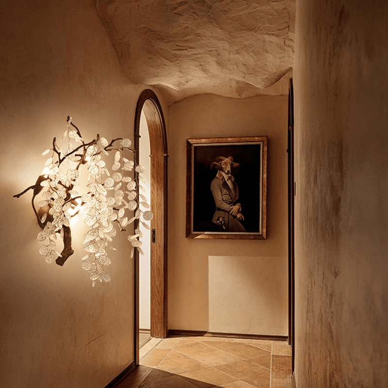 Thirza Branch Crystal Wall Sconce - Zelno Lighting