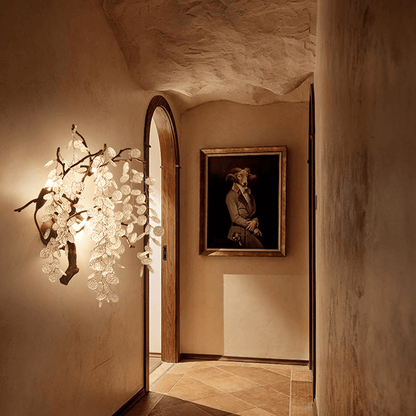 Thirza Branch Crystal Wall Sconce - Zelno Lighting