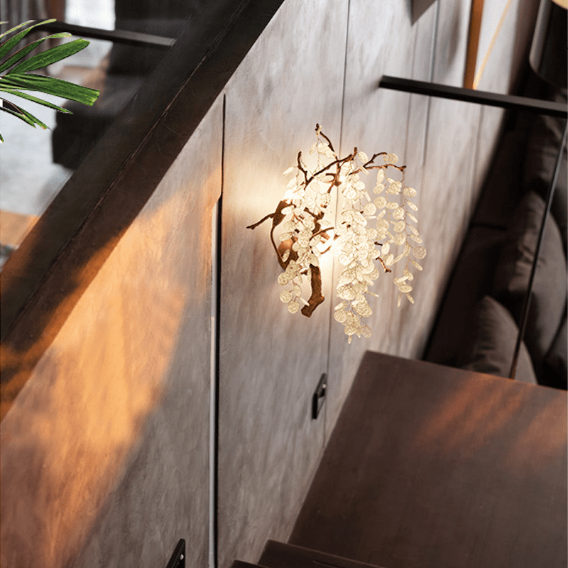 Thirza Branch Crystal Wall Sconce - Zelno Lighting