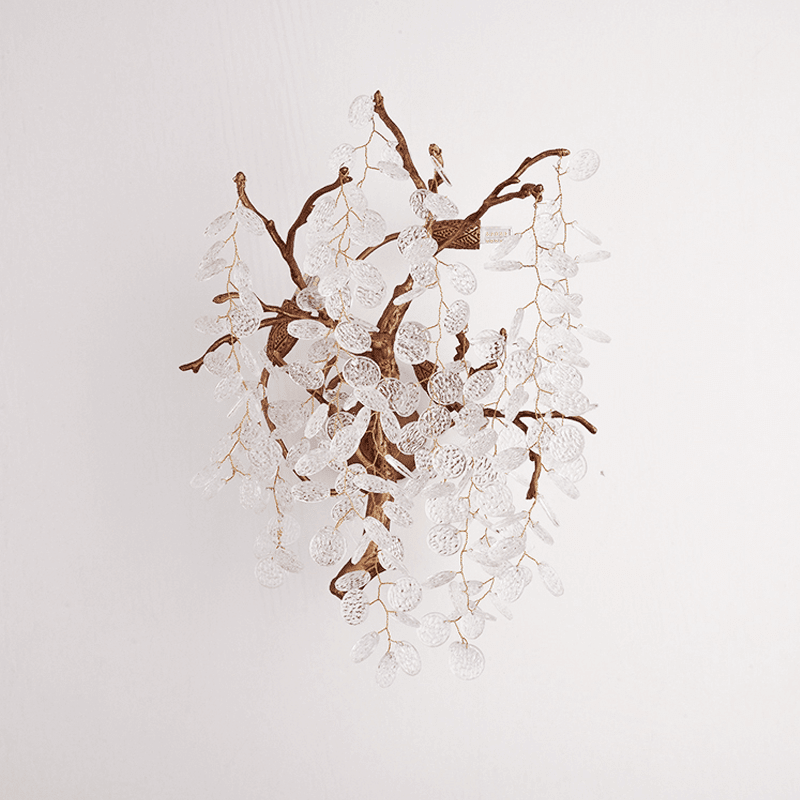 Thirza Branch Crystal Wall Sconce - Zelno Lighting