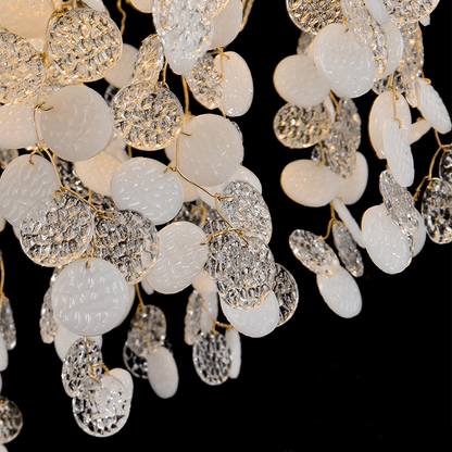 Thirza Brass Branch Crystal Chandelier - Zelno Lighting