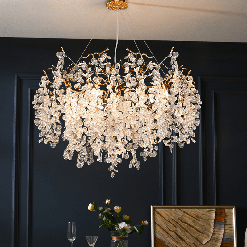 Thirza Tree Branch Crystal Chandelier - Zelno Lighting