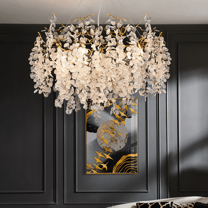 Thirza Tree Branch Crystal Chandelier - Zelno Lighting