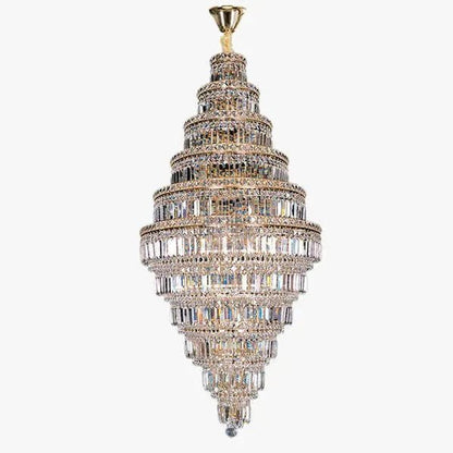 Tiered Crystal Chandelier - Zelno Lighting