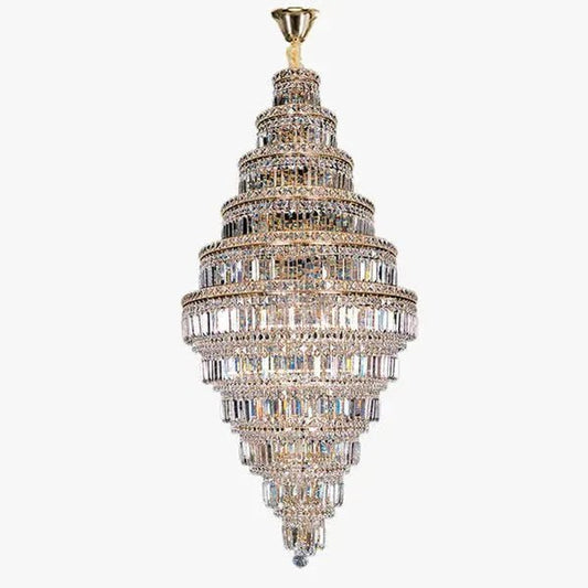 Tiered Crystal Chandelier - Zelno Lighting