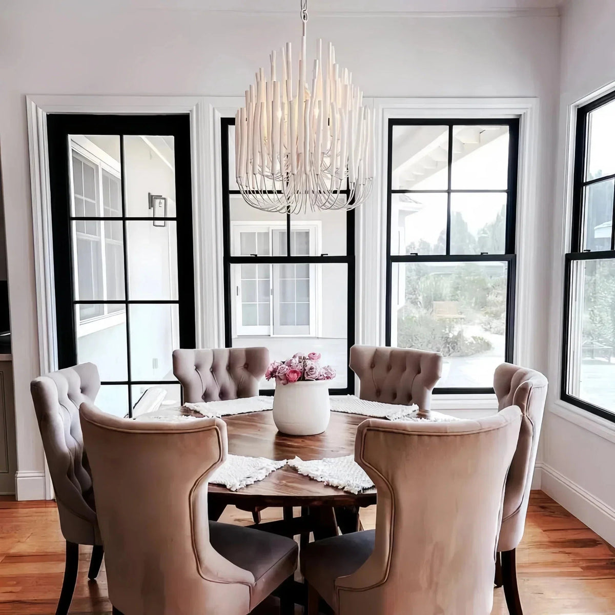 Tildalay Wide Chandelier 21" 36" - Zelno Lighting