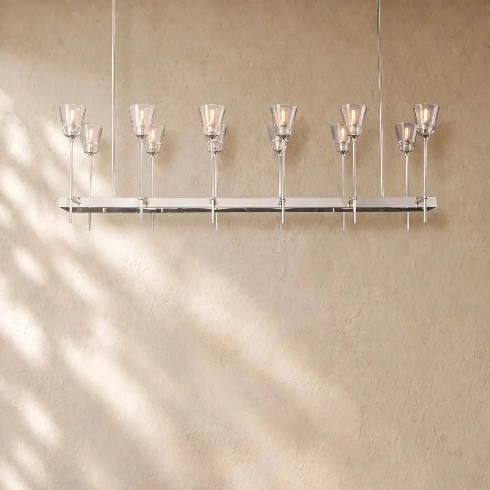 Torch De Vera Rectangular Chandelier - Zelno