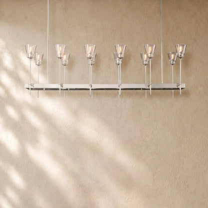 Torch De Vera Rectangular Chandelier - Zelno
