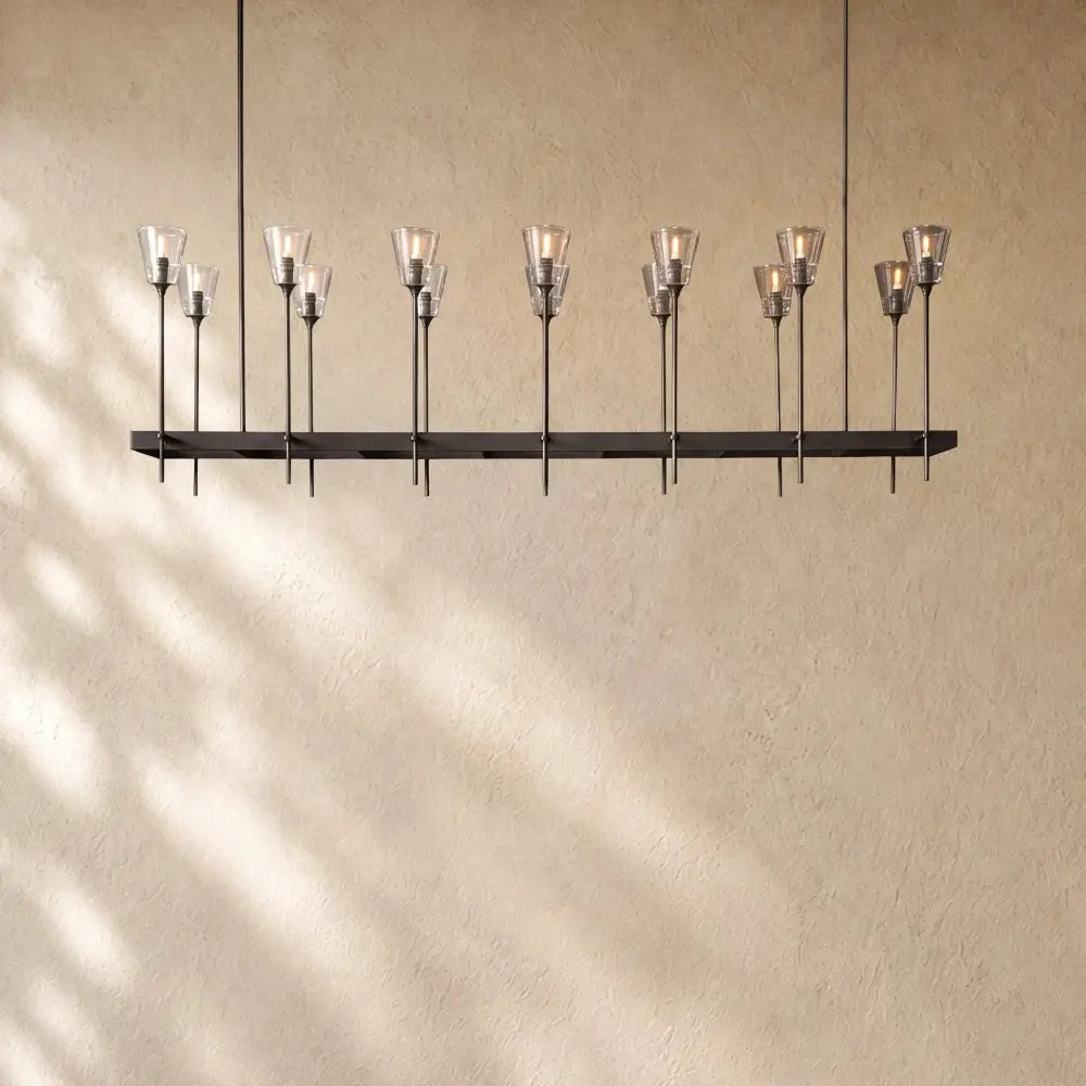 Torch De Vera Rectangular Chandelier - Zelno