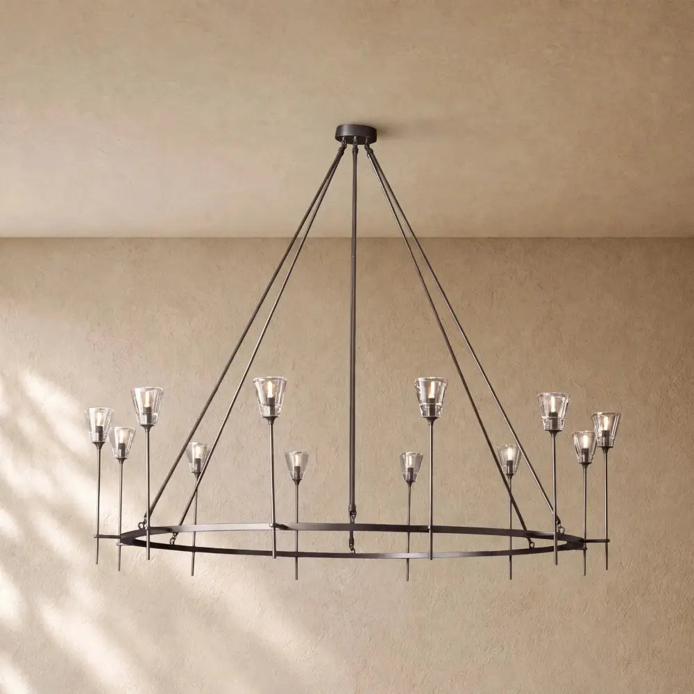 Torch de Vera Round Chandelier - Zelno