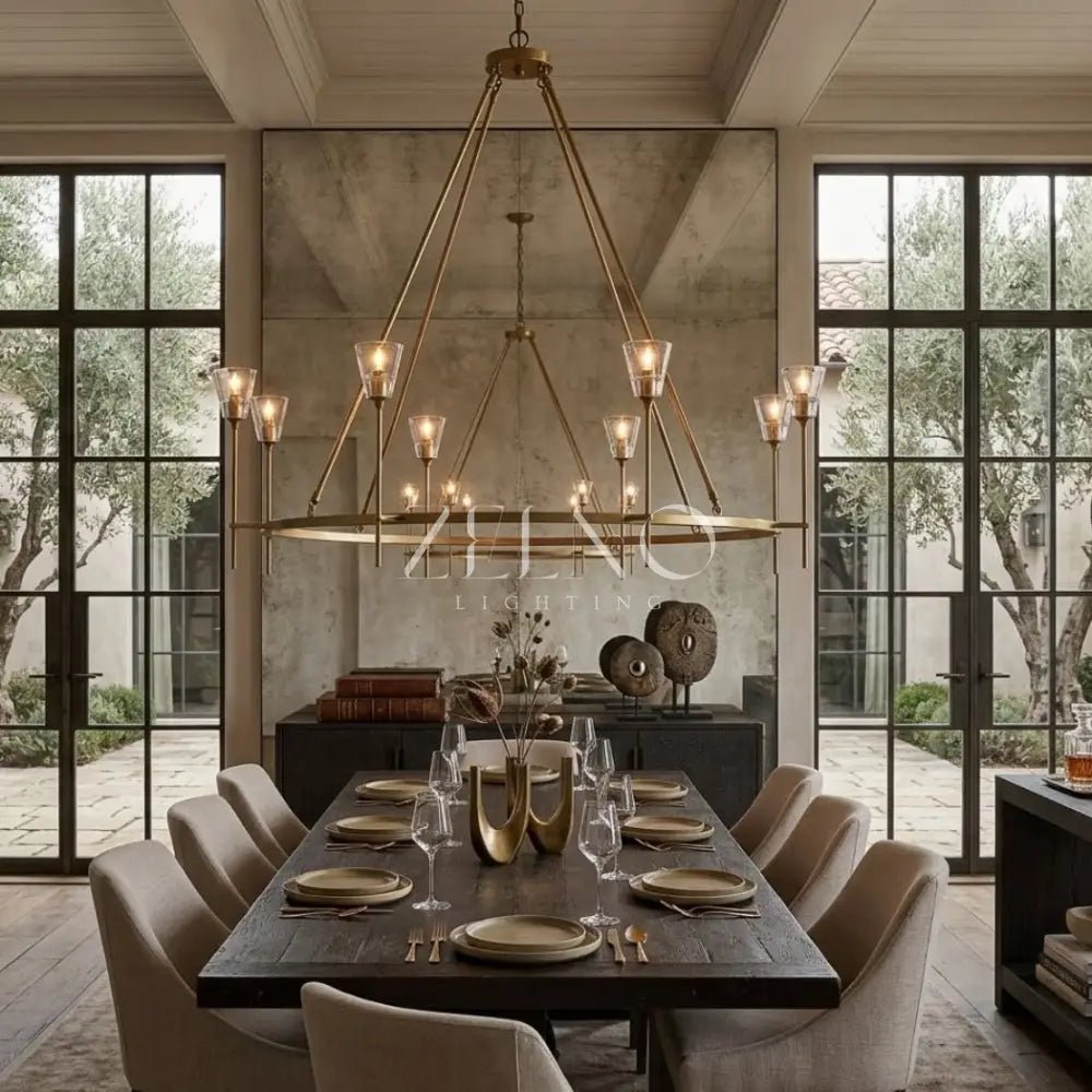 Torch de Vera Round Chandelier - Zelno
