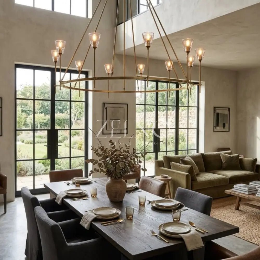 Torch de Vera Round Chandelier - Zelno