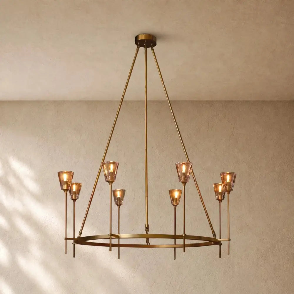 Torch de Vera Round Chandelier - Zelno