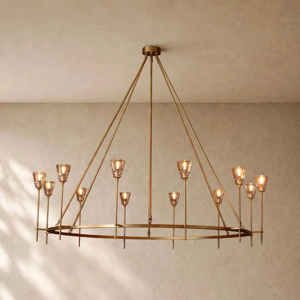 Torch de Vera Round Chandelier - Zelno