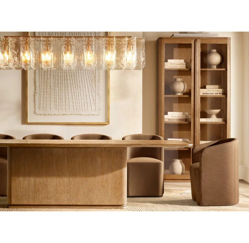 Trama Rectangular Chandelier 67" - Zelno Lighting