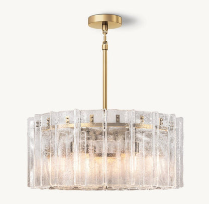 Trama Round Chandelier 37" - Zelno Lighting