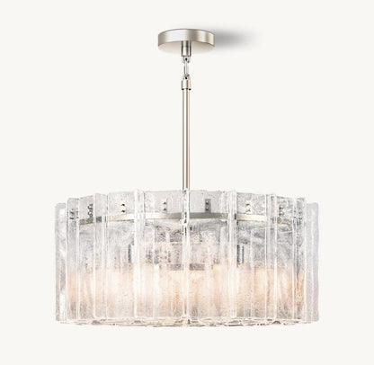 Trama Round Chandelier 37" - Zelno Lighting