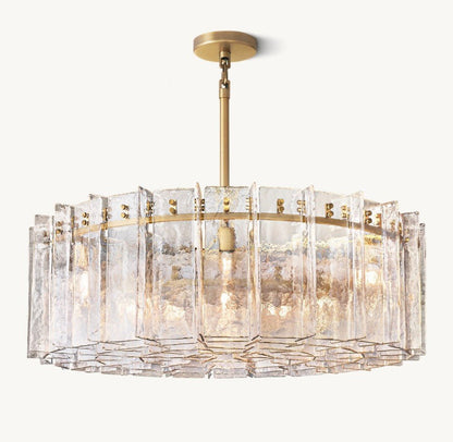 Trama Round Chandelier 48" - Zelno Lighting