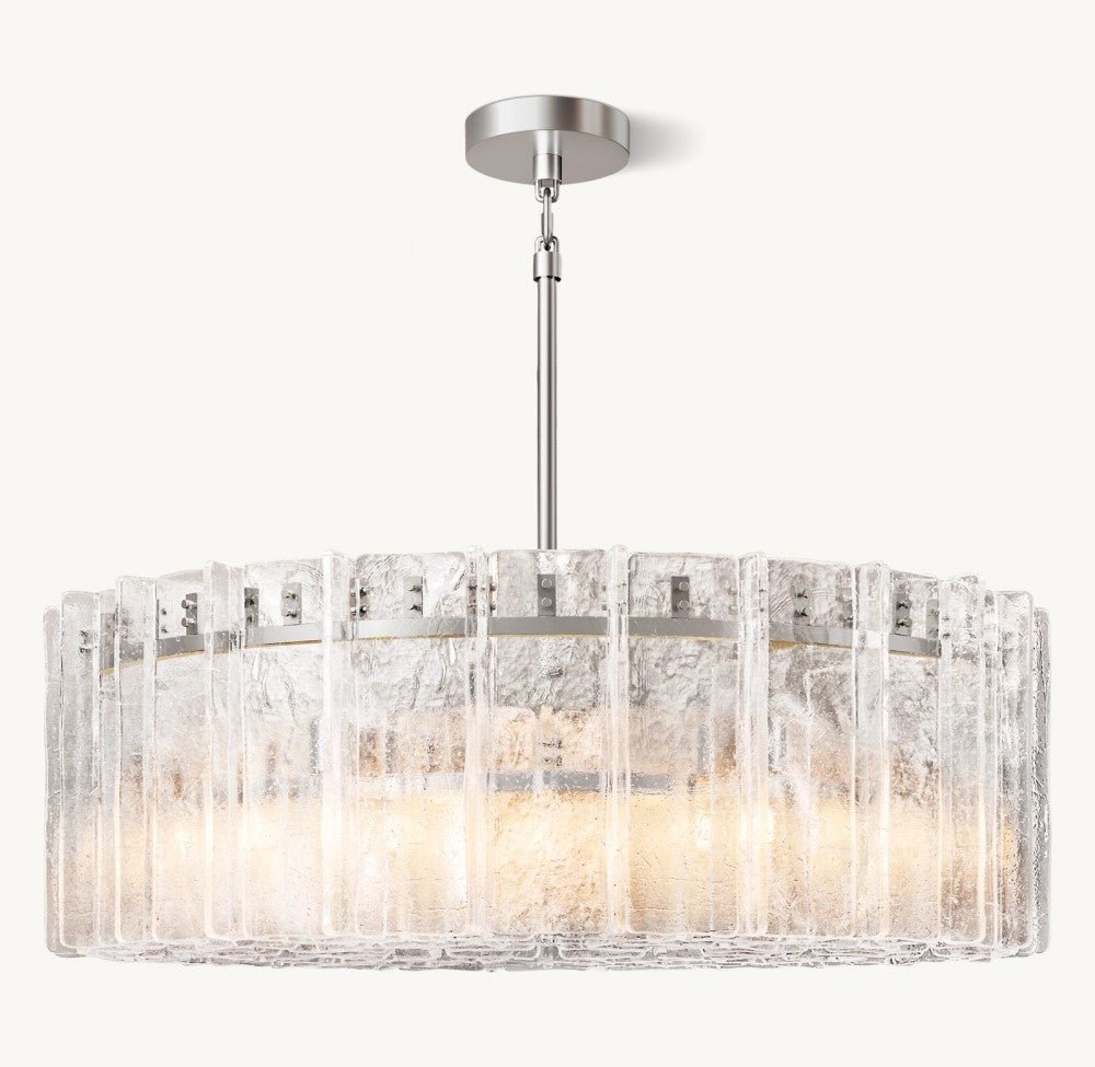 Trama Round Chandelier 48" - Zelno Lighting