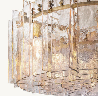 Trama Round Chandelier 48" - Zelno Lighting
