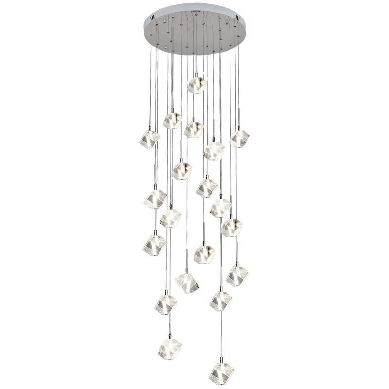 Transparent Crystal Chandelier - Zelno Lighting