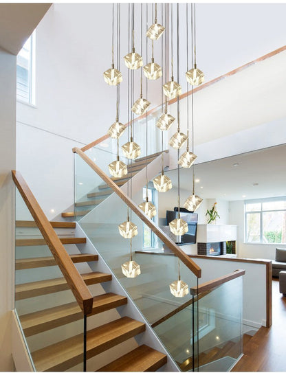 Transparent Crystal Chandelier - Zelno Lighting