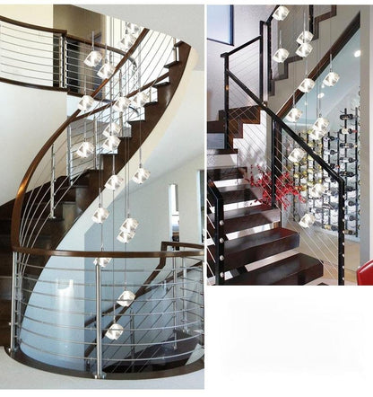 Transparent Crystal Chandelier - Zelno Lighting