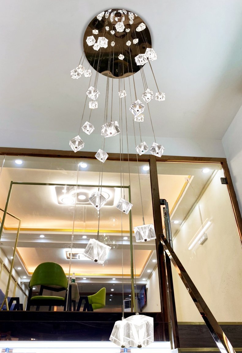 Transparent Crystal Chandelier - Zelno Lighting