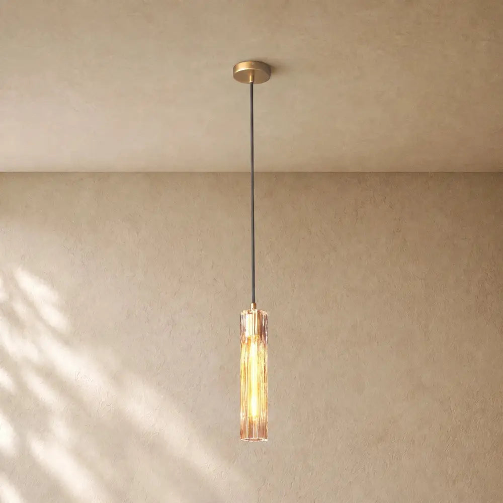 Tronchy Glass Pendant - Zelno