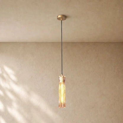 Tronchy Glass Pendant - Zelno