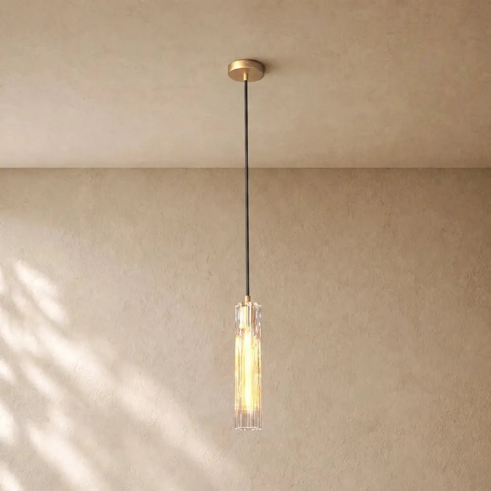 Tronchy Glass Pendant - Zelno
