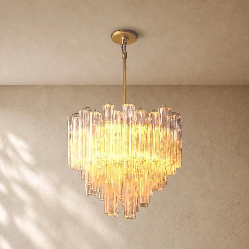 Tronchy Glass Round Chandelier - Zelno