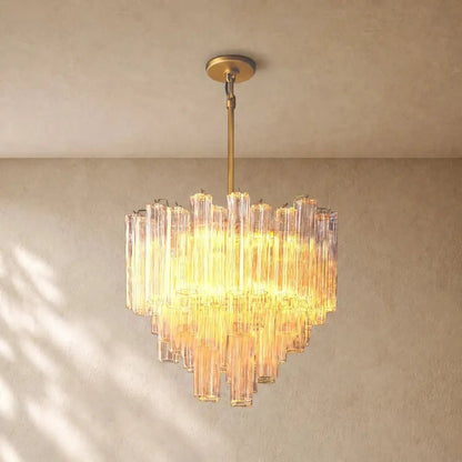 Tronchy Glass Round Chandelier - Zelno