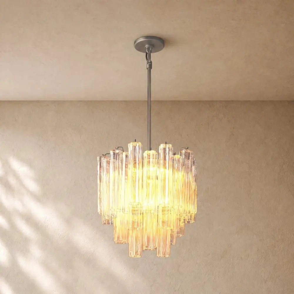 Tronchy Glass Round Chandelier - Zelno