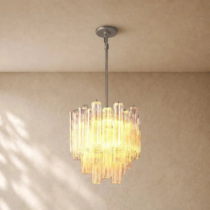 Tronchy Glass Round Chandelier - Zelno