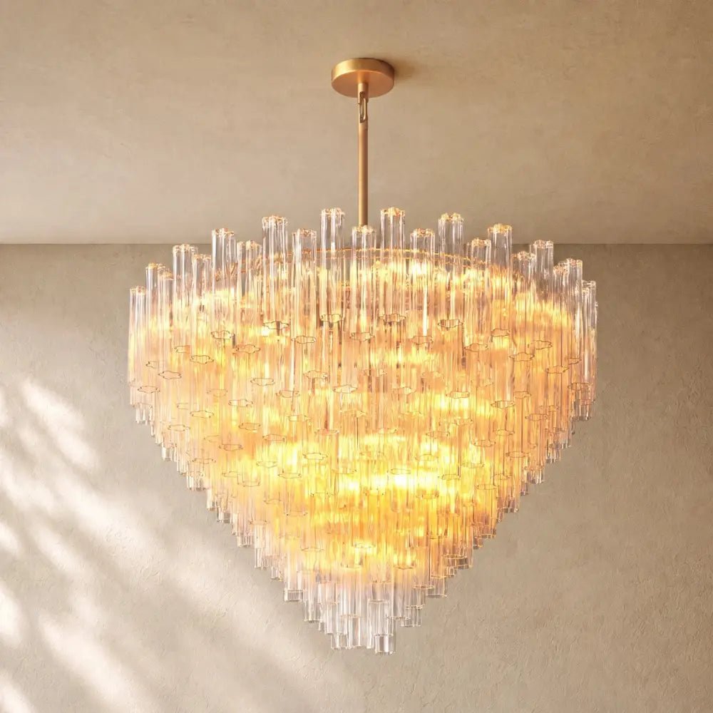 Tronchy Glass Round Chandelier - Zelno