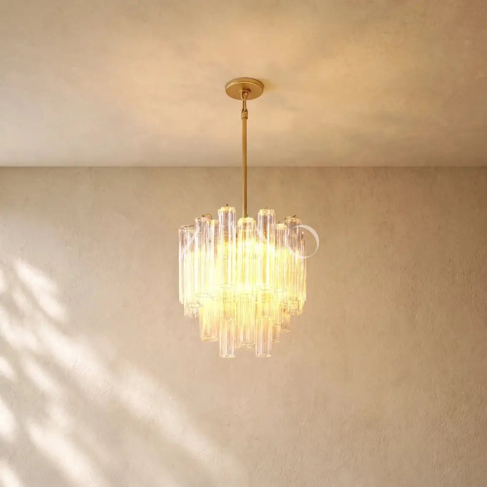 Tronchy Glass Round Chandelier - Zelno