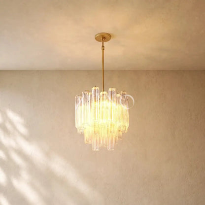 Tronchy Glass Round Chandelier - Zelno