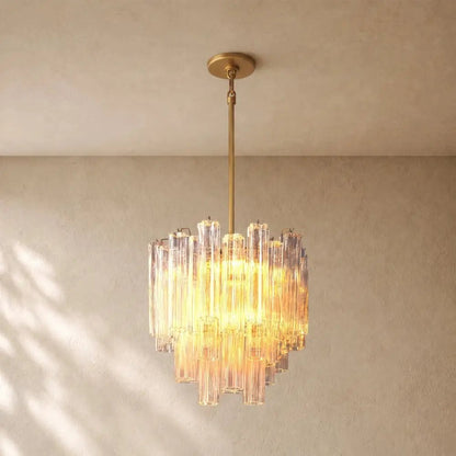 Tronchy Glass Round Chandelier - Zelno