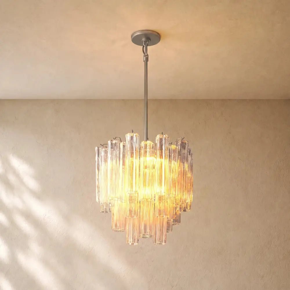 Tronchy Glass Round Chandelier - Zelno