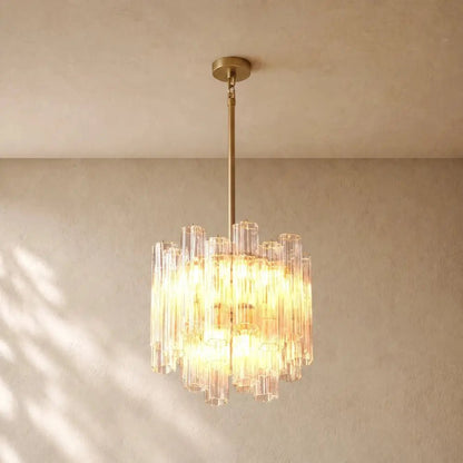 Tronchy Glass Round Chandelier - Zelno
