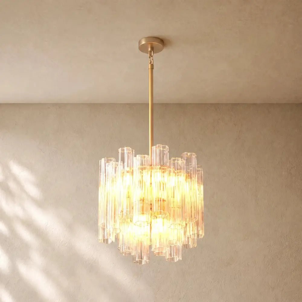 Tronchy Glass Round Chandelier - Zelno