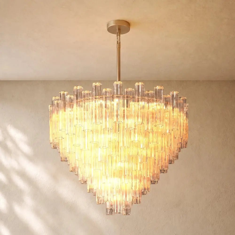 Tronchy Glass Round Chandelier - Zelno