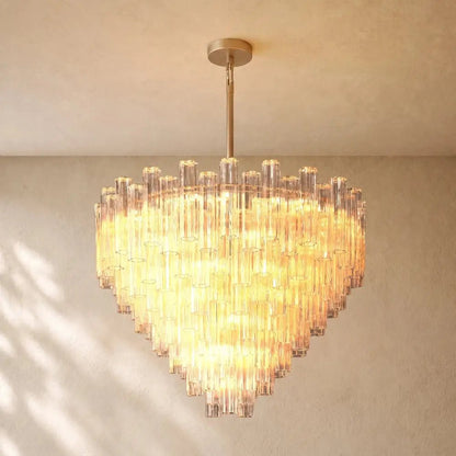 Tronchy Glass Round Chandelier - Zelno