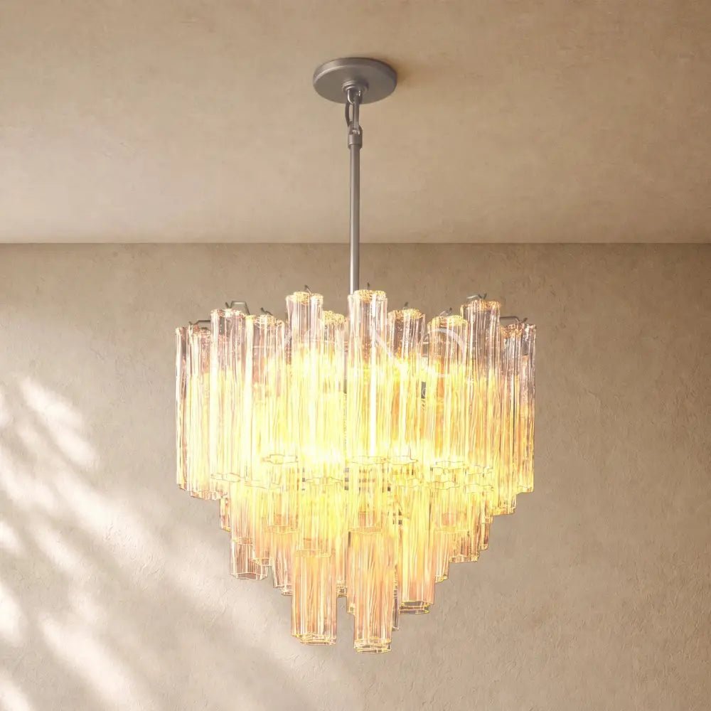 Tronchy Glass Round Chandelier - Zelno