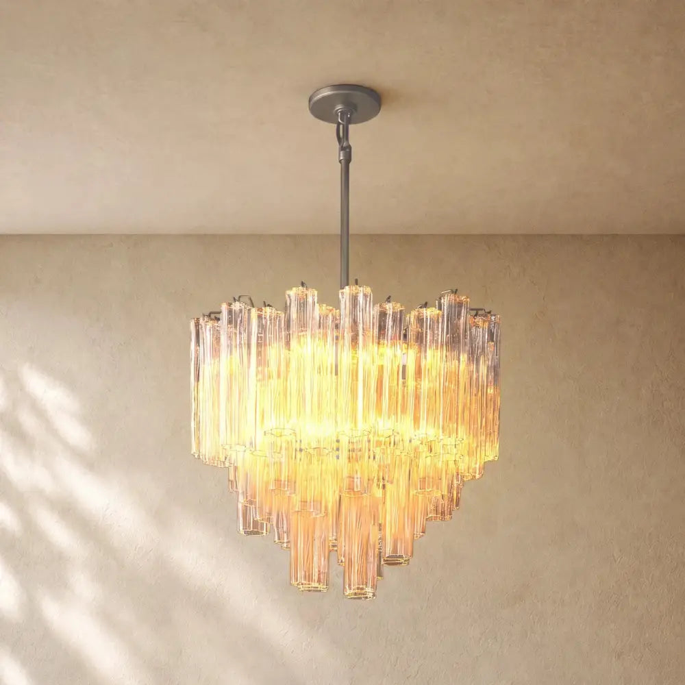 Tronchy Glass Round Chandelier - Zelno